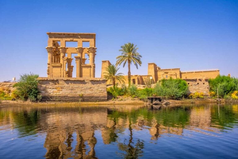 Philae Temple seen in Aswan Egypt