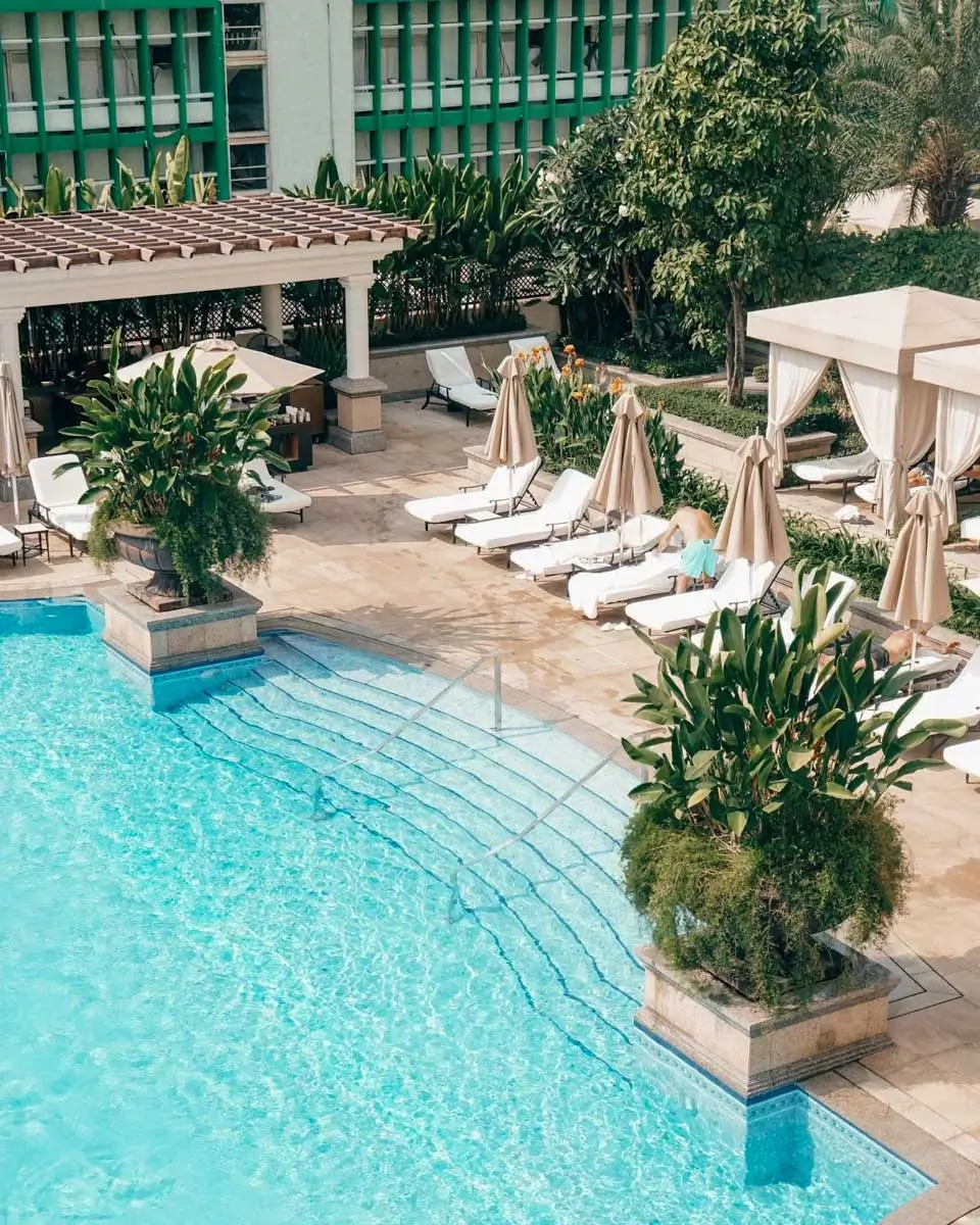 Swimming pool at Park Hyatt Saigon, Vietnam