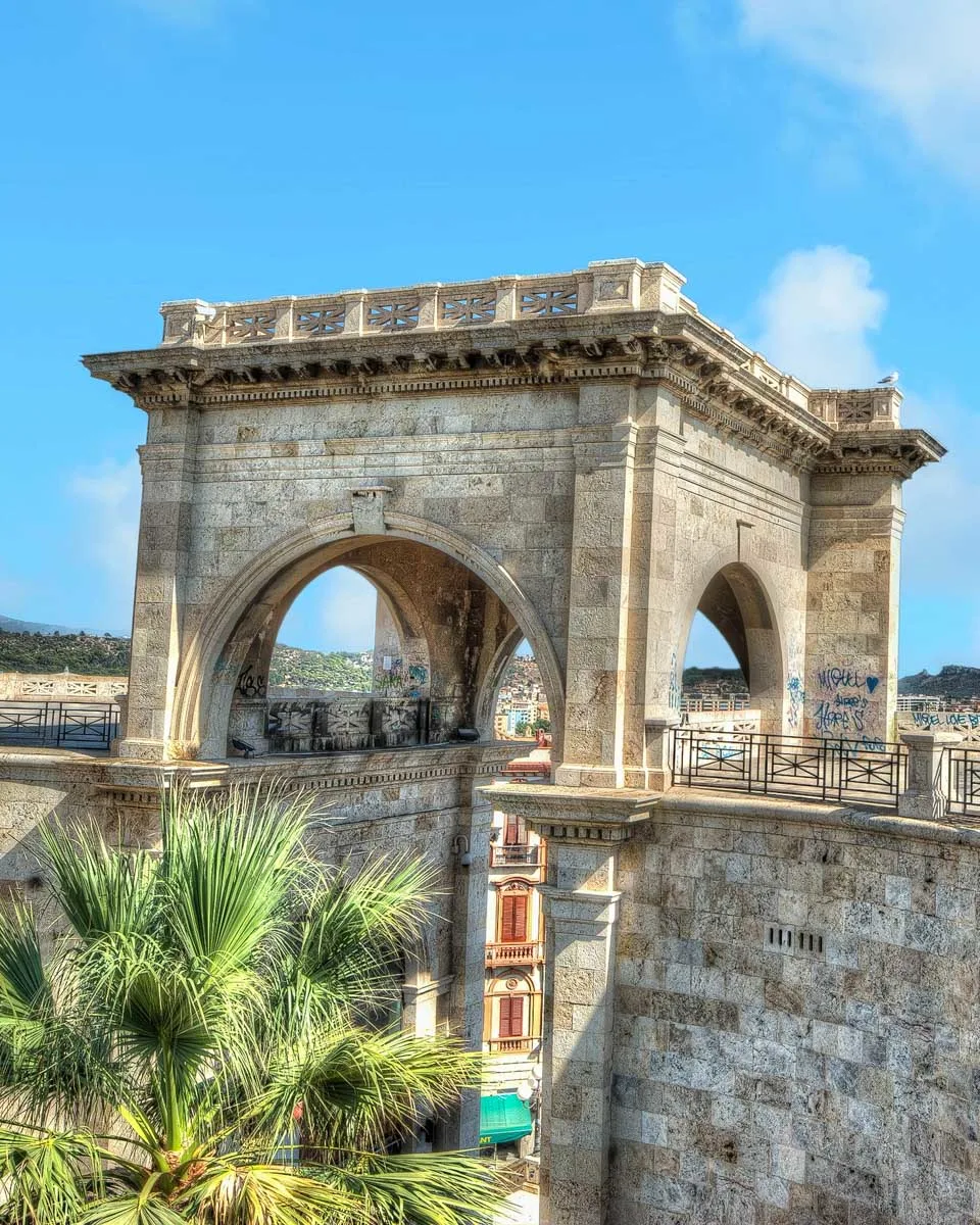 The Bastión de Saint Remy seeon on a private tour in Cagliari Italy