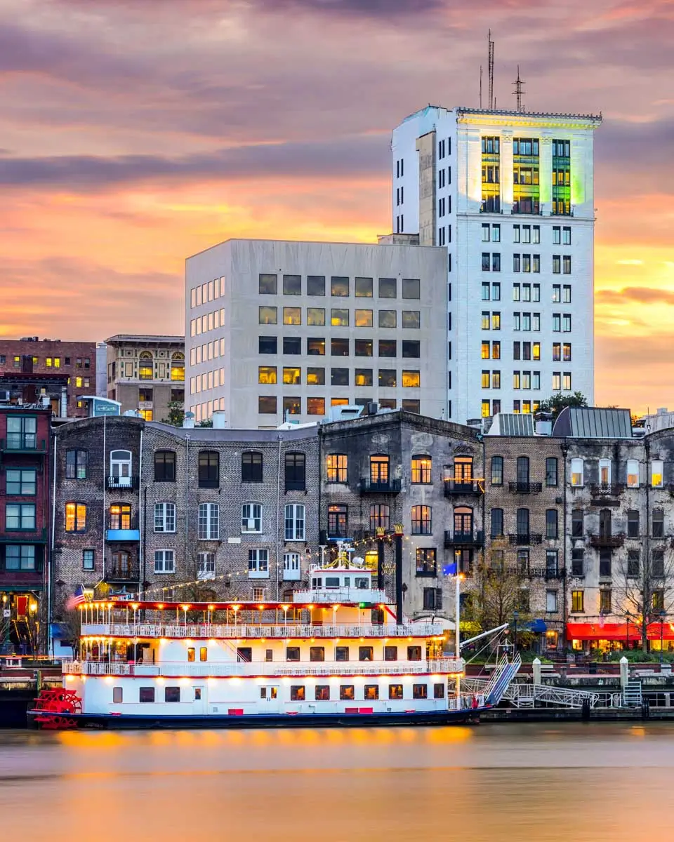 The Savannah Georgia Skyline