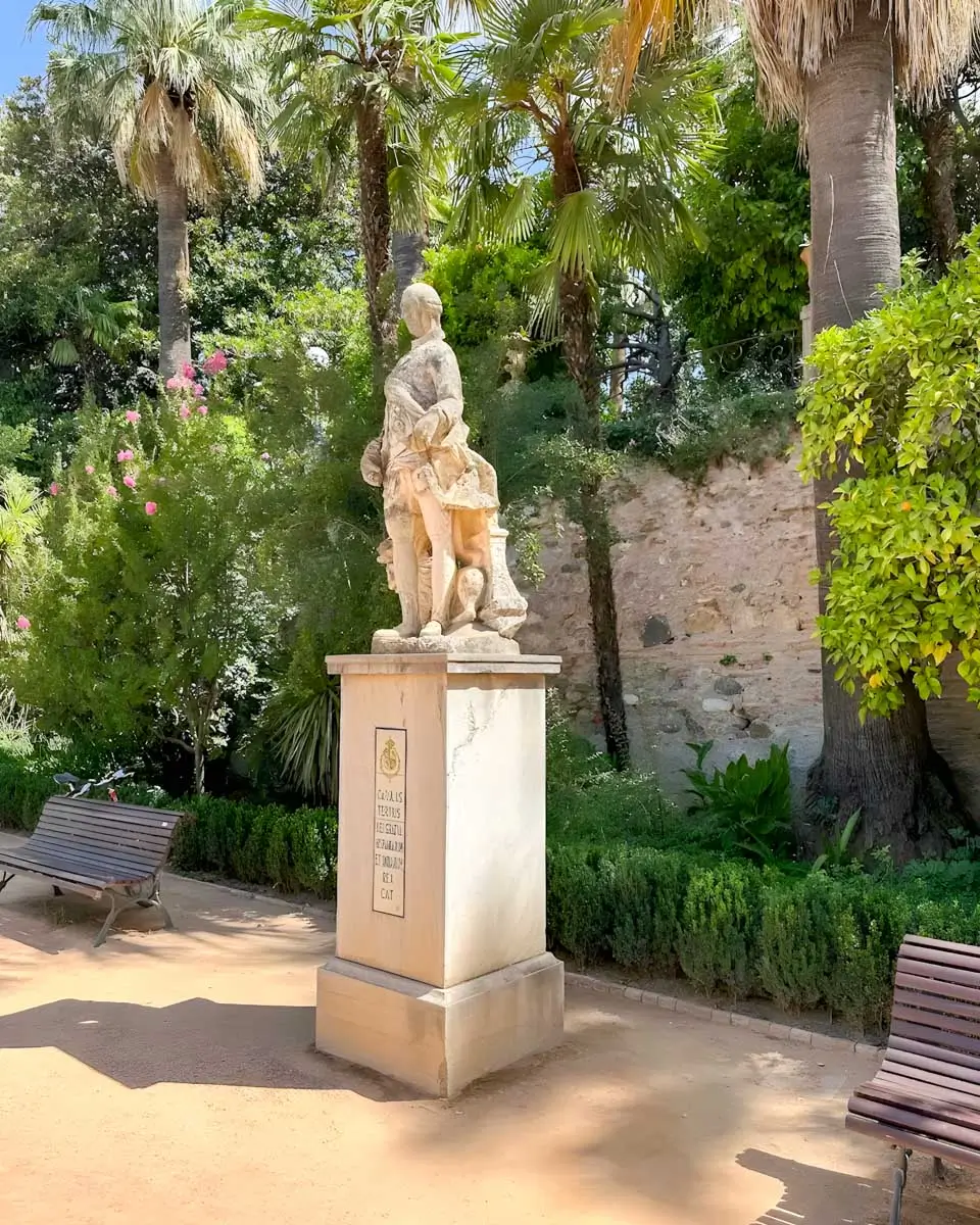 The gardens at Carmen de los Mártires in Granada, Spain (1)