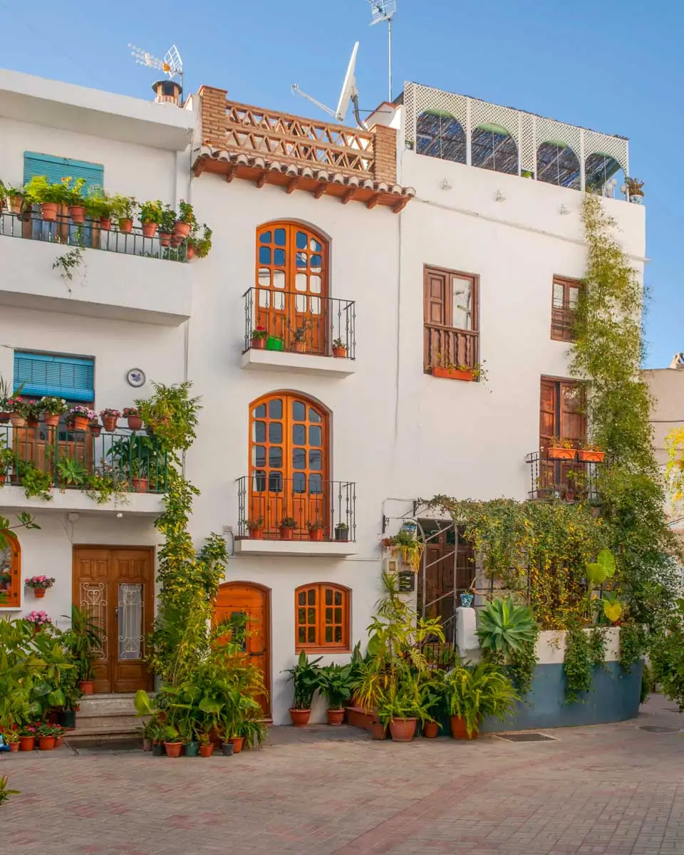 The mountain town of Lanjarón on a tour from Granada, Spain