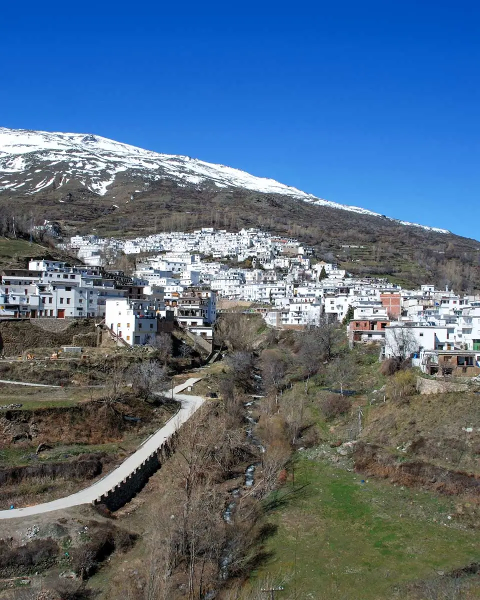 The town of Trevélez seen on a tour from Granada, Spain