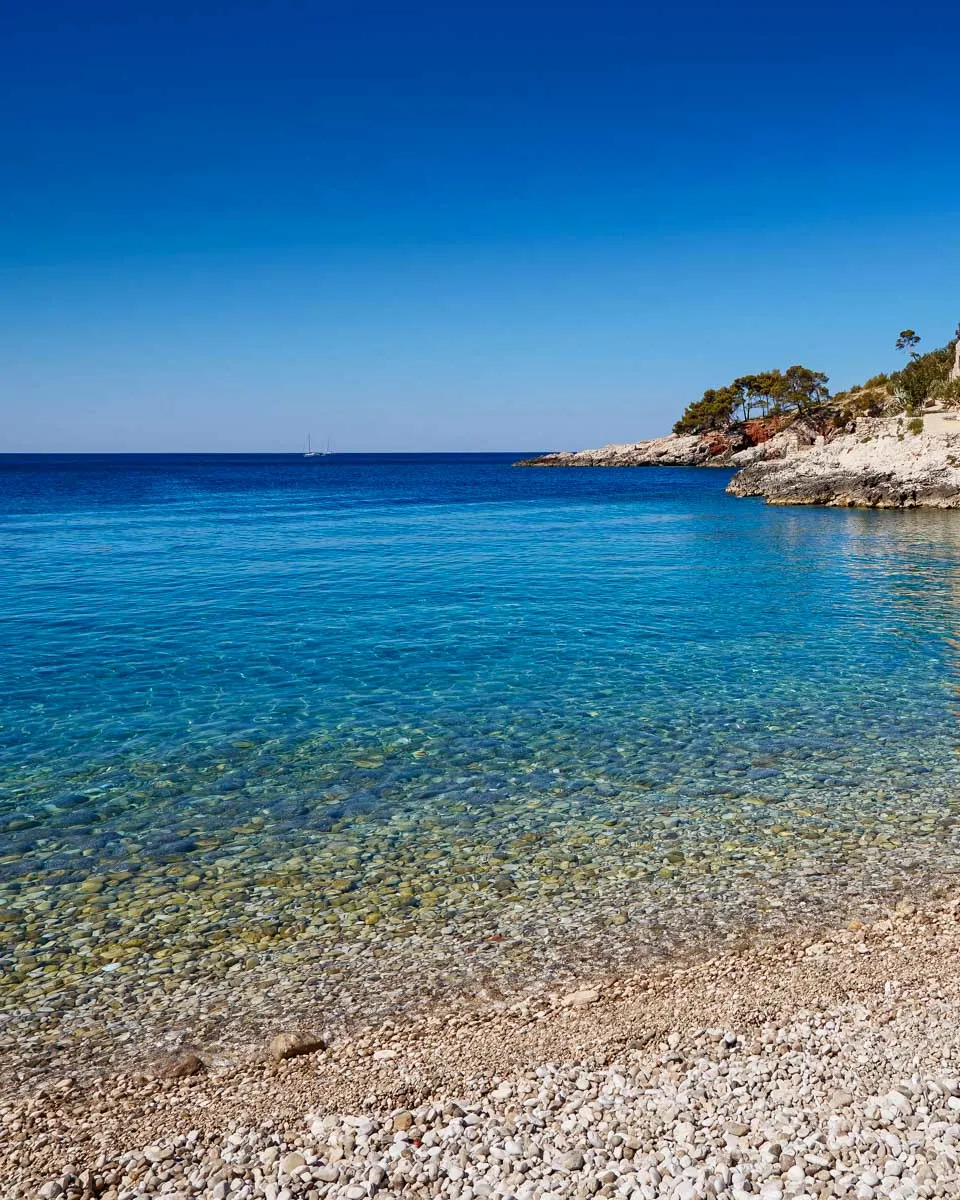 dubovica beach in Hvar Croatia