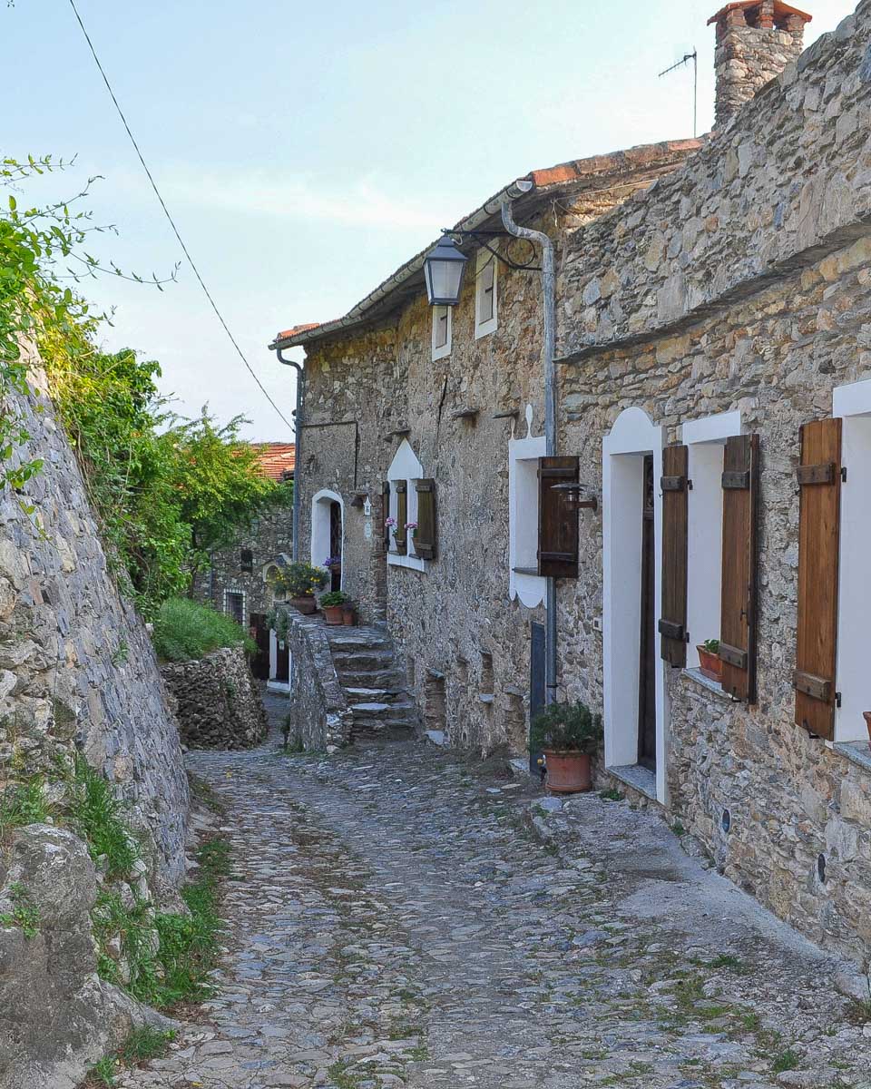A caruggi seen on a tour in Genoa Italy
