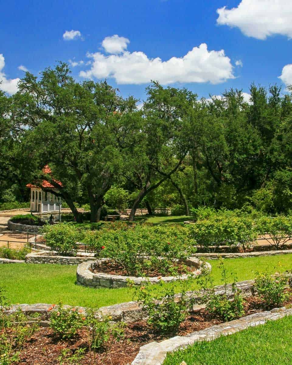 Austin Zilker Taniguchi Gardens in Austin Texas