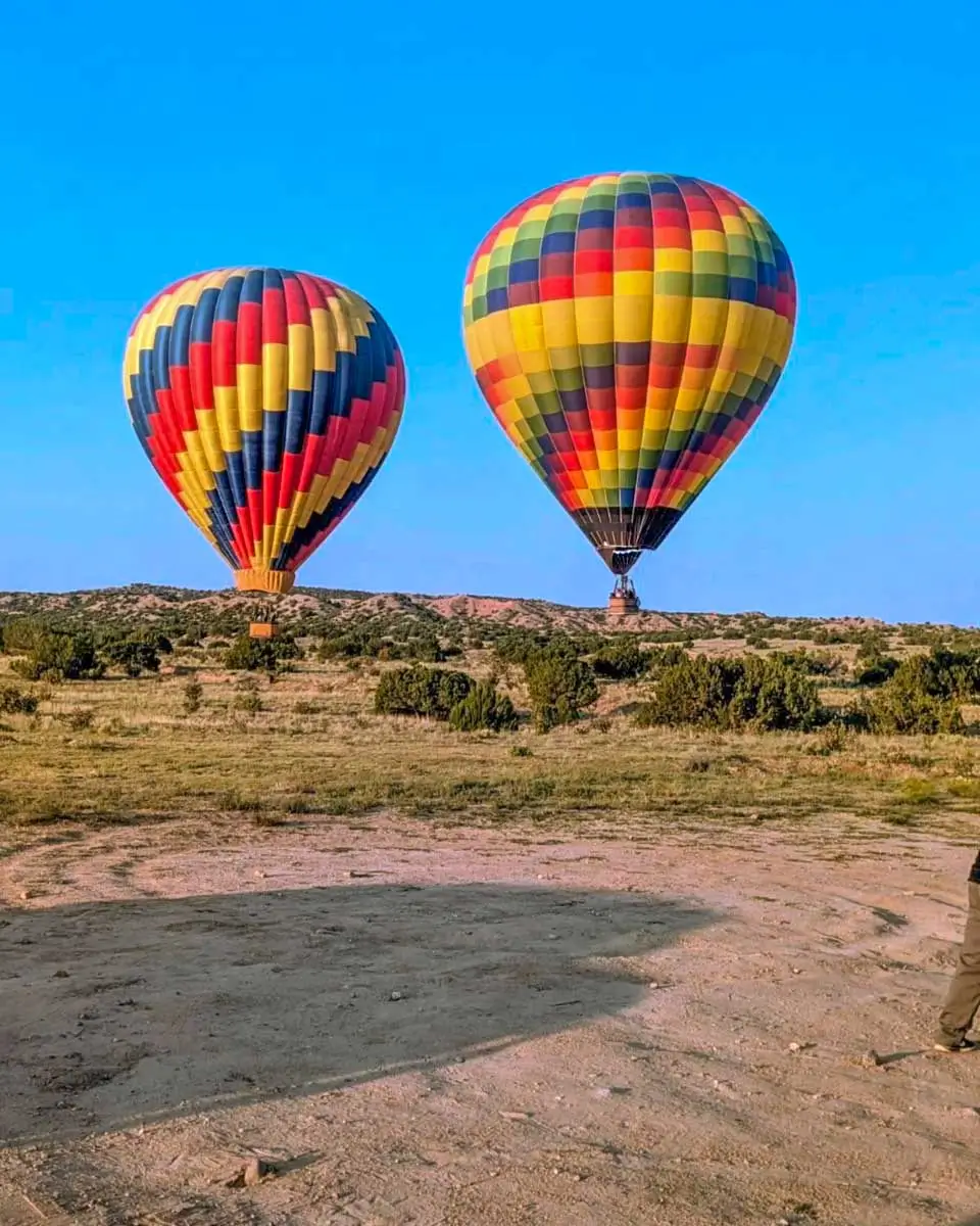 Balloon Above New Mexico in Santa Fe, New Mexico (2)