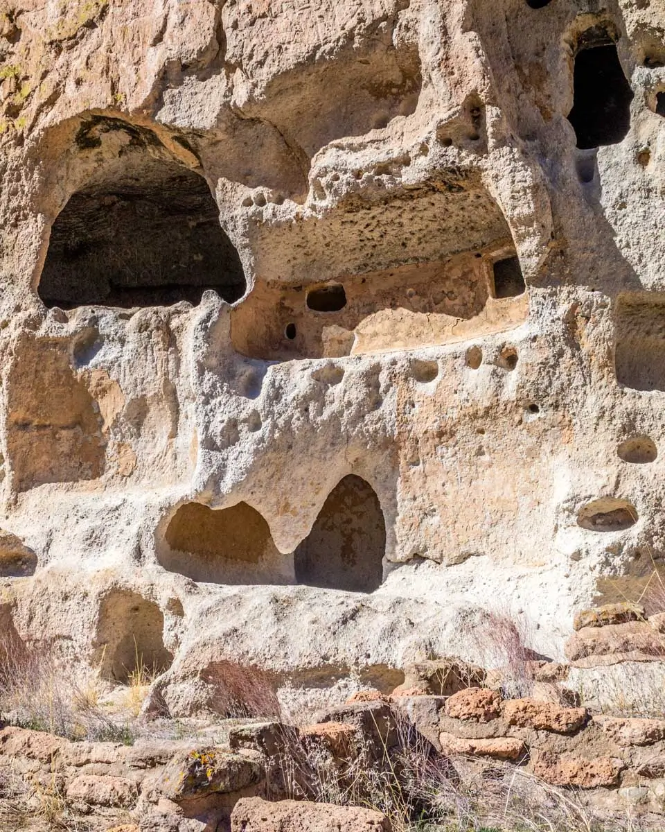 Bandelier National Monument cave dwelling near Santa Fe, New Mexico 1