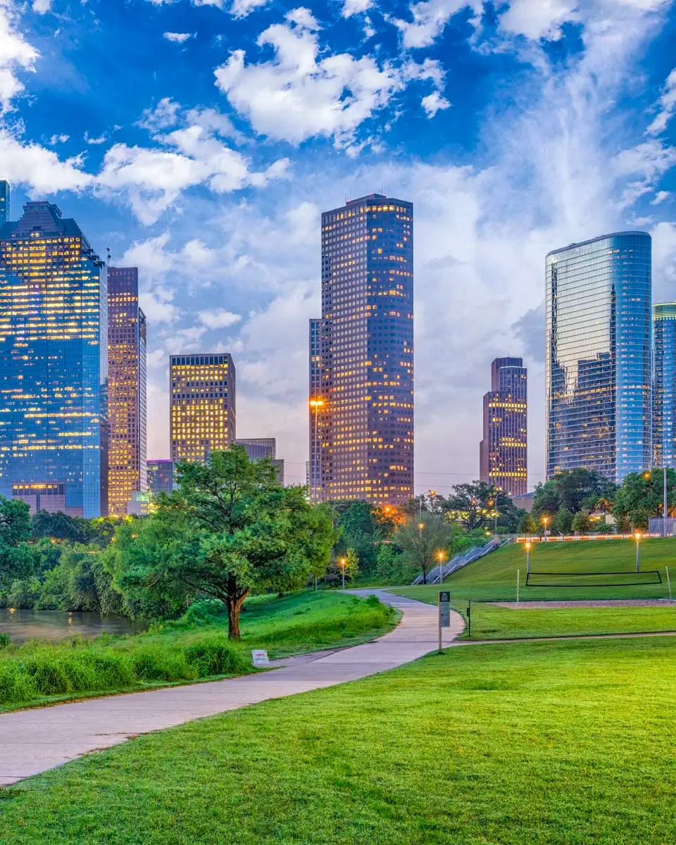 Buffalo Bayou Park in Houston Texas 1