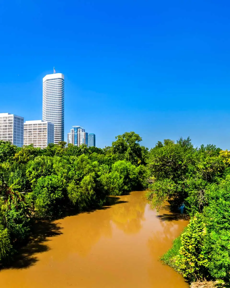 Buffalo Bayou Park in Houston Texas