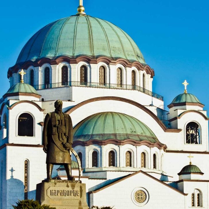 Cathedral of Saint Sava in Belgrade Serbia