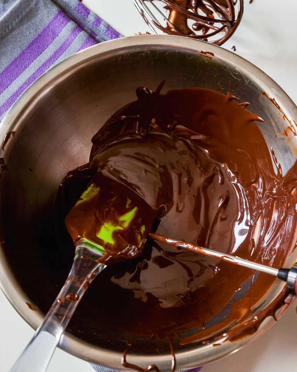 Chocolate-being-made-on-a-chocolate-making-tour-in-Bruges Belgium