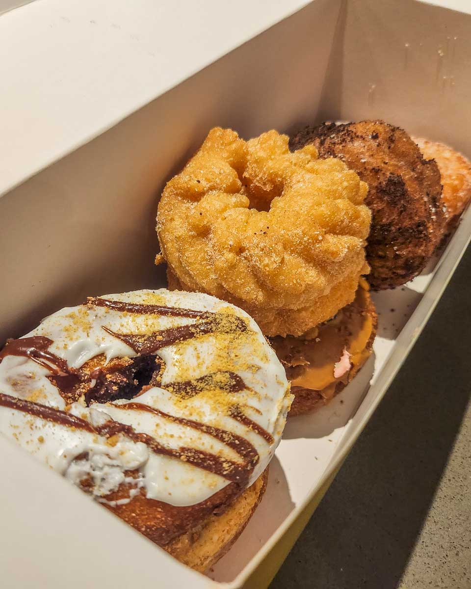 Donuts eaten on a food tour in Atlanta, Georgia