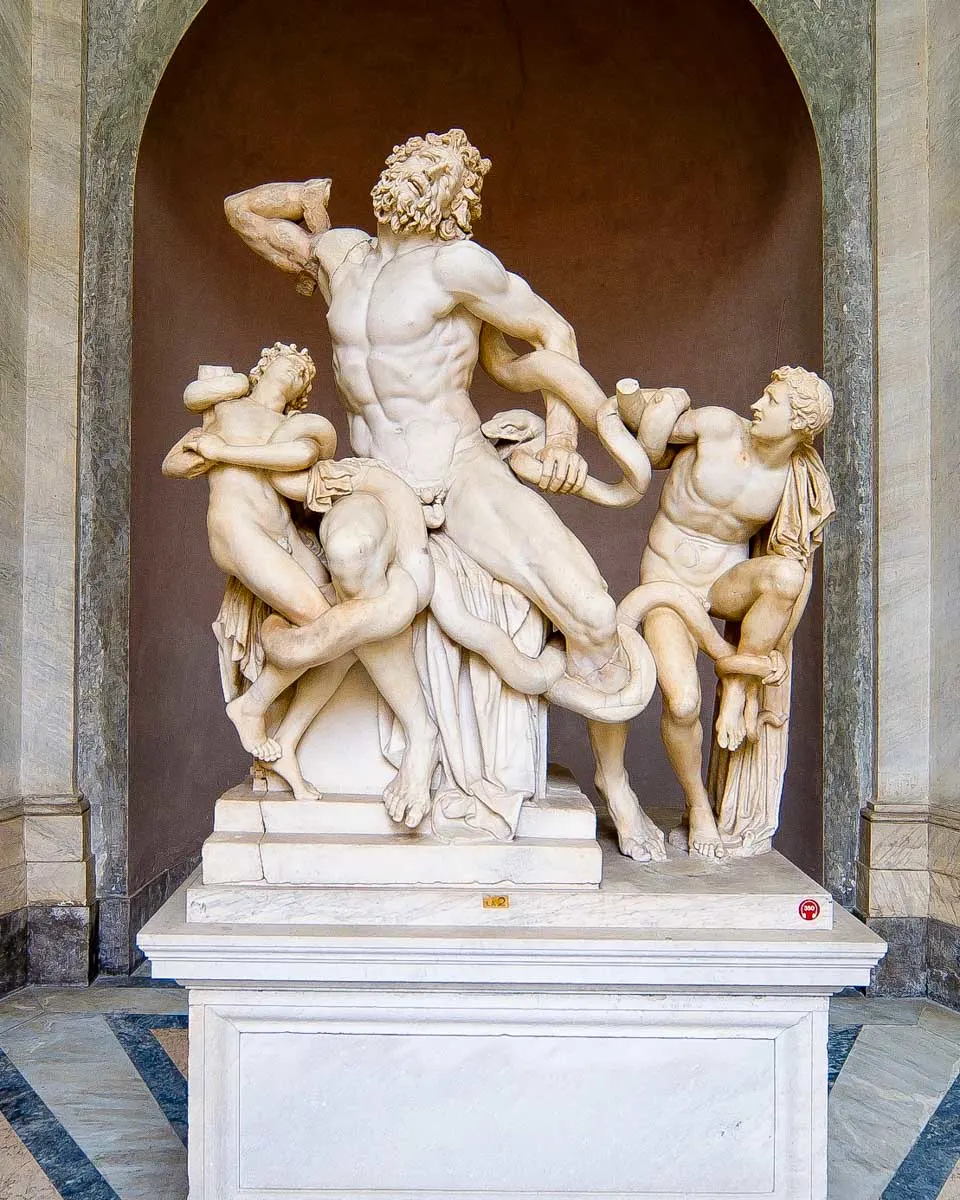 Laocoon and His Sons statue in Vatican Museum Vatican Rome