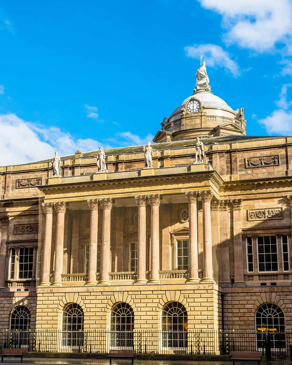 Liverpool town hall seen on a tour in Liverpool England