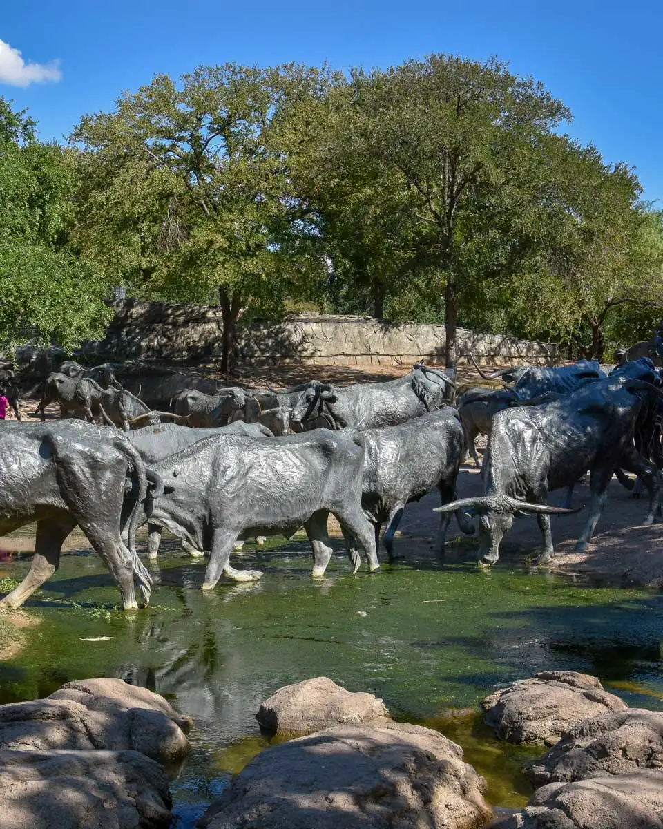 Pioneer Plaza in Dallas Texas