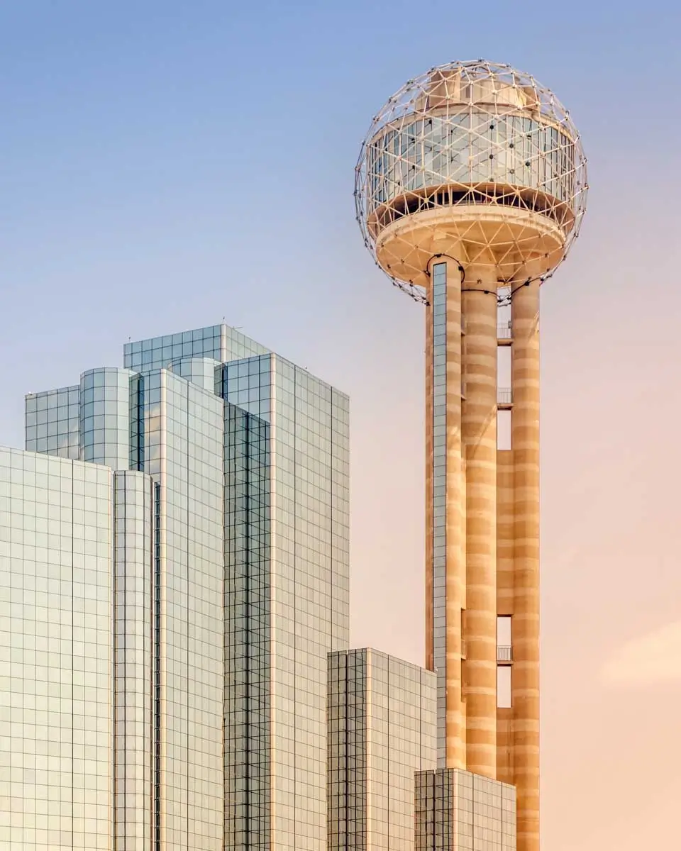Reunion Tower in Dallas, Texas