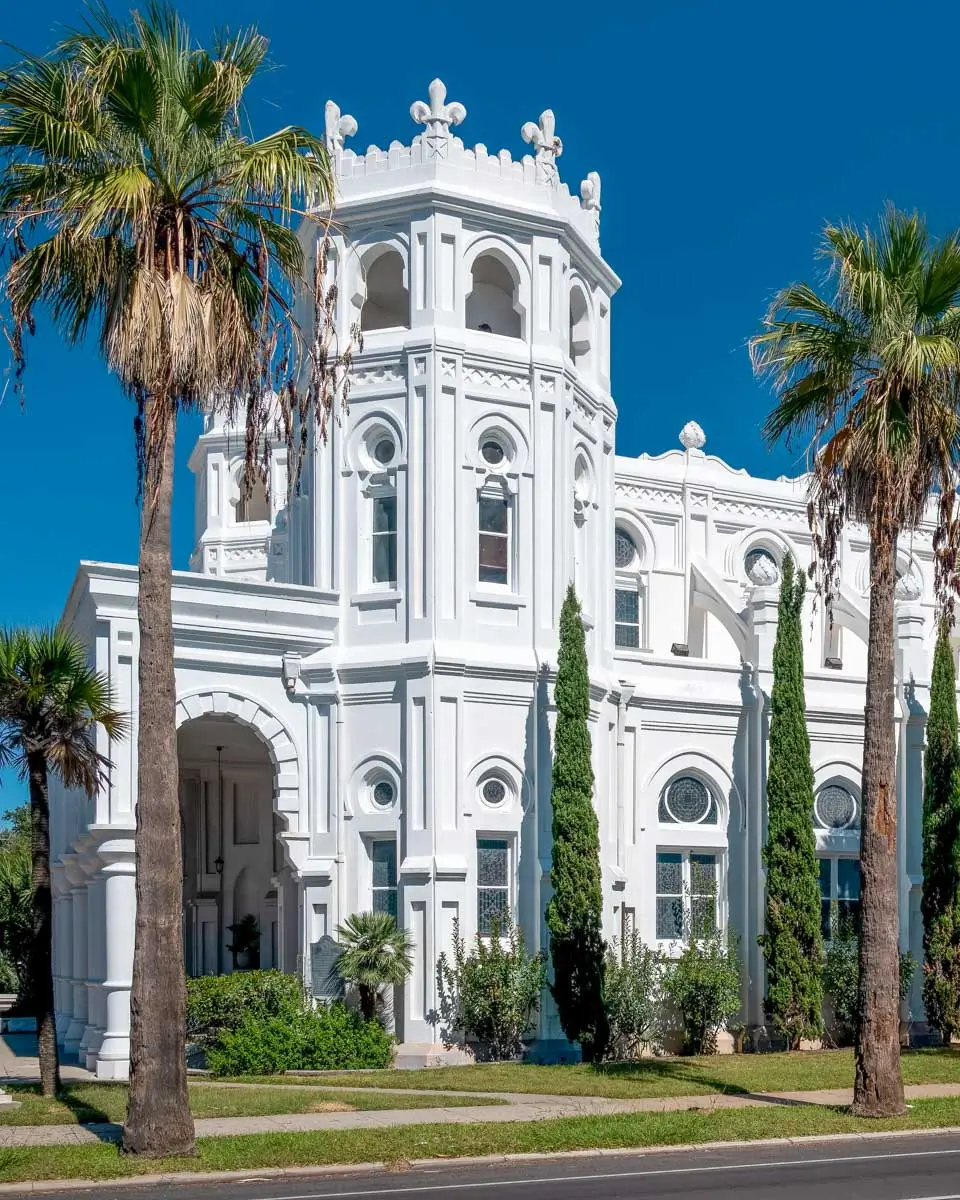 Sacred Heart Church in Galveston, Texas on a tour from Houston