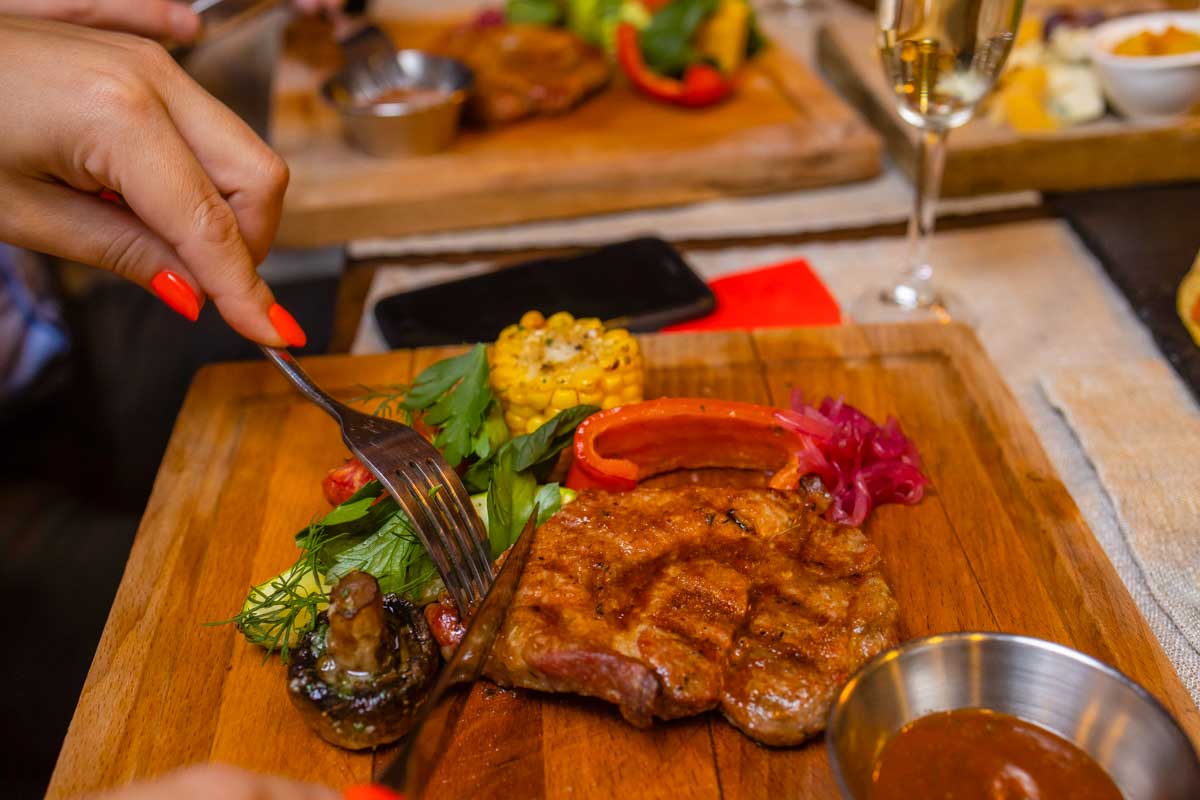 Steak-eaten-in-Florence Italy for dinner