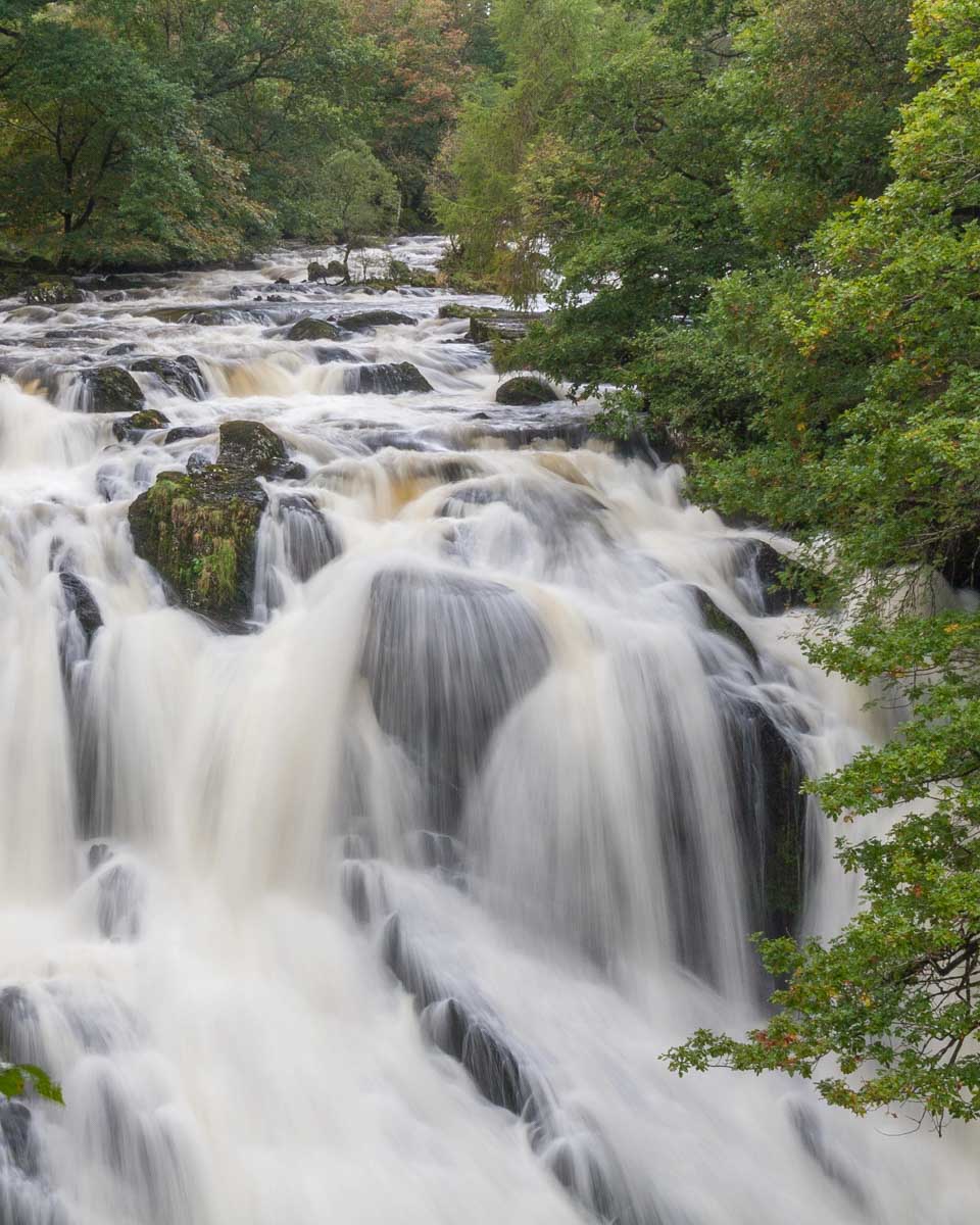 Swallow Falls seen on a tour from Liverpool UK