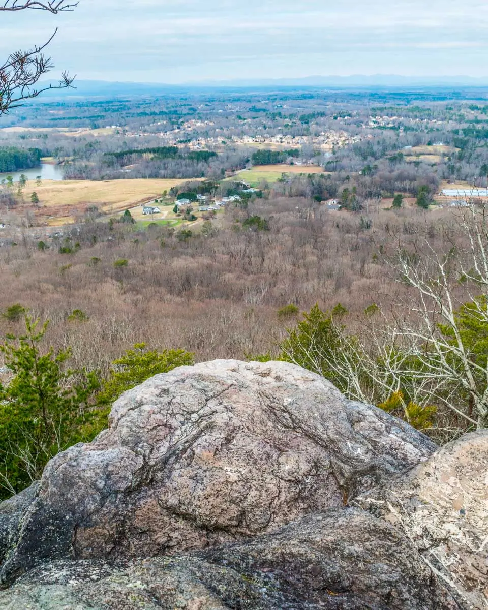 The view from Sawnee Mountain near Atlanta, Georgia
