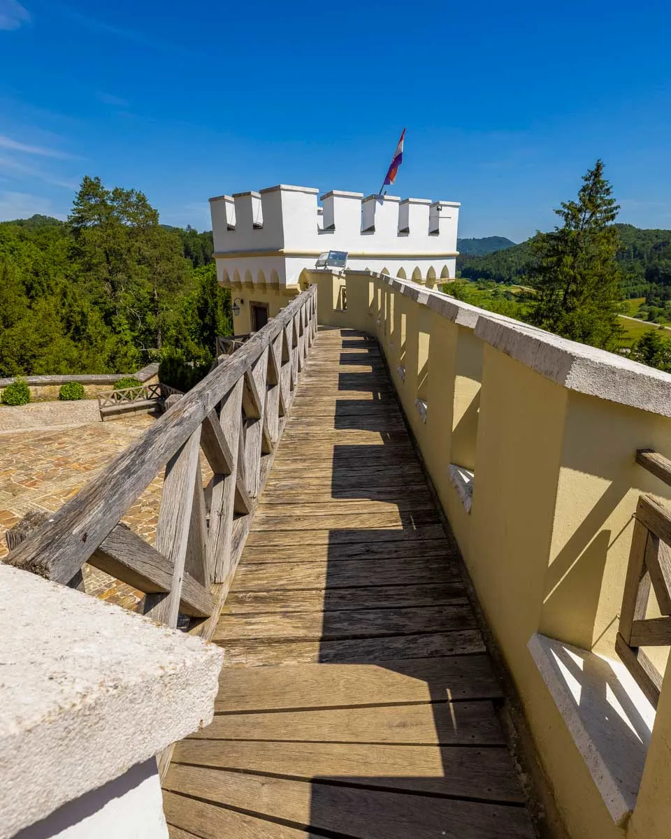 Trakoscan Castle seen on a tour from Zagreb Croatia