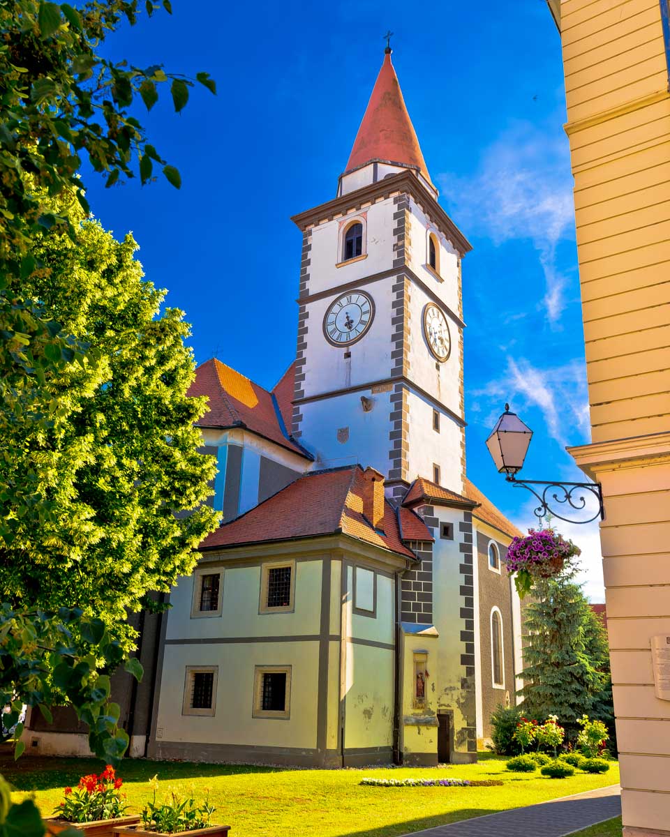 Varazdin seen on a tour from Zagreb Croatia