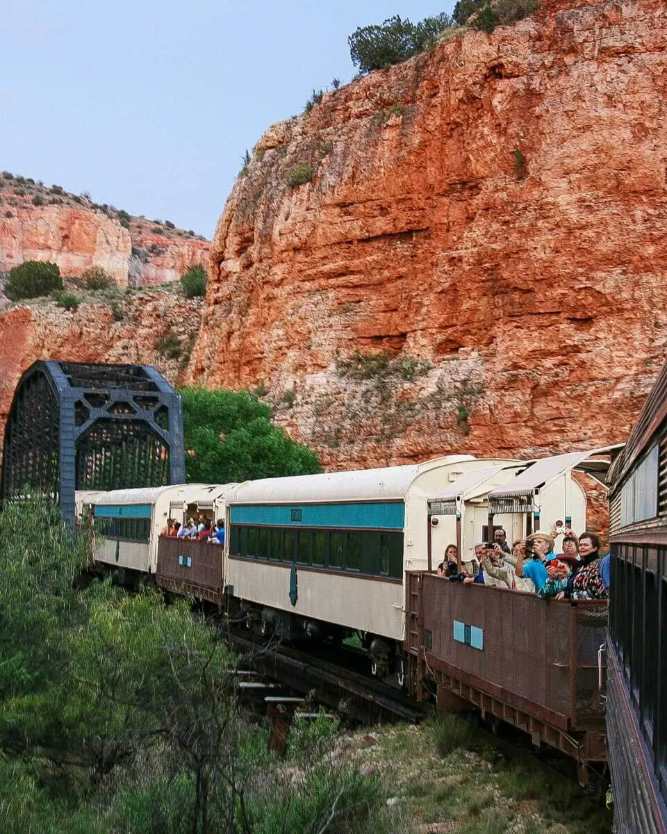 Verde Canyon Railroad in Sedona Arizona