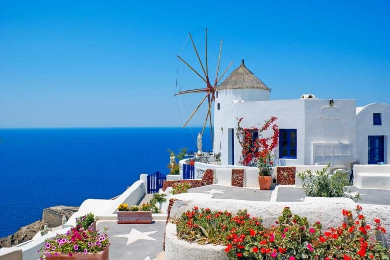 village at Santorini Greece 1