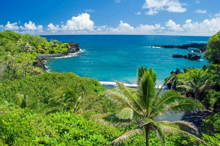 A beach in Maui Hawaii