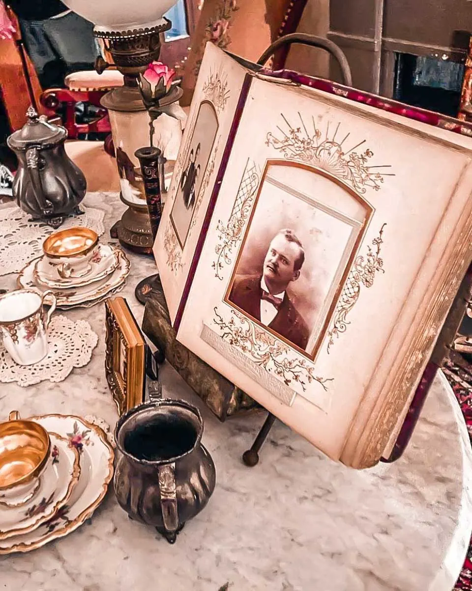 Artifacts inside the David Horton House seen on a ghost tour in San Diego