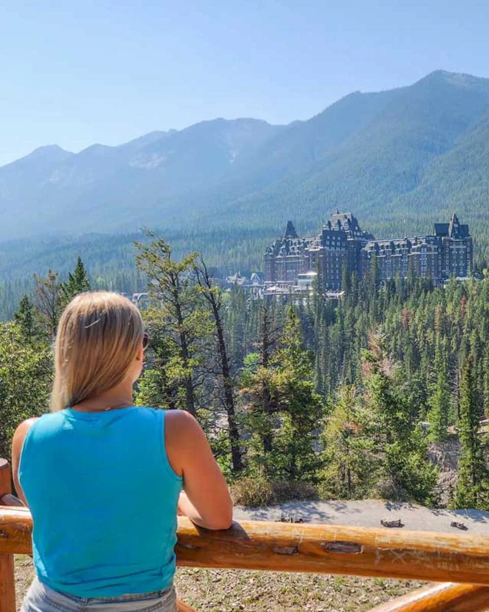 Bailey-at-Suprise-Corner-viewpoint-in-Banff-Canada