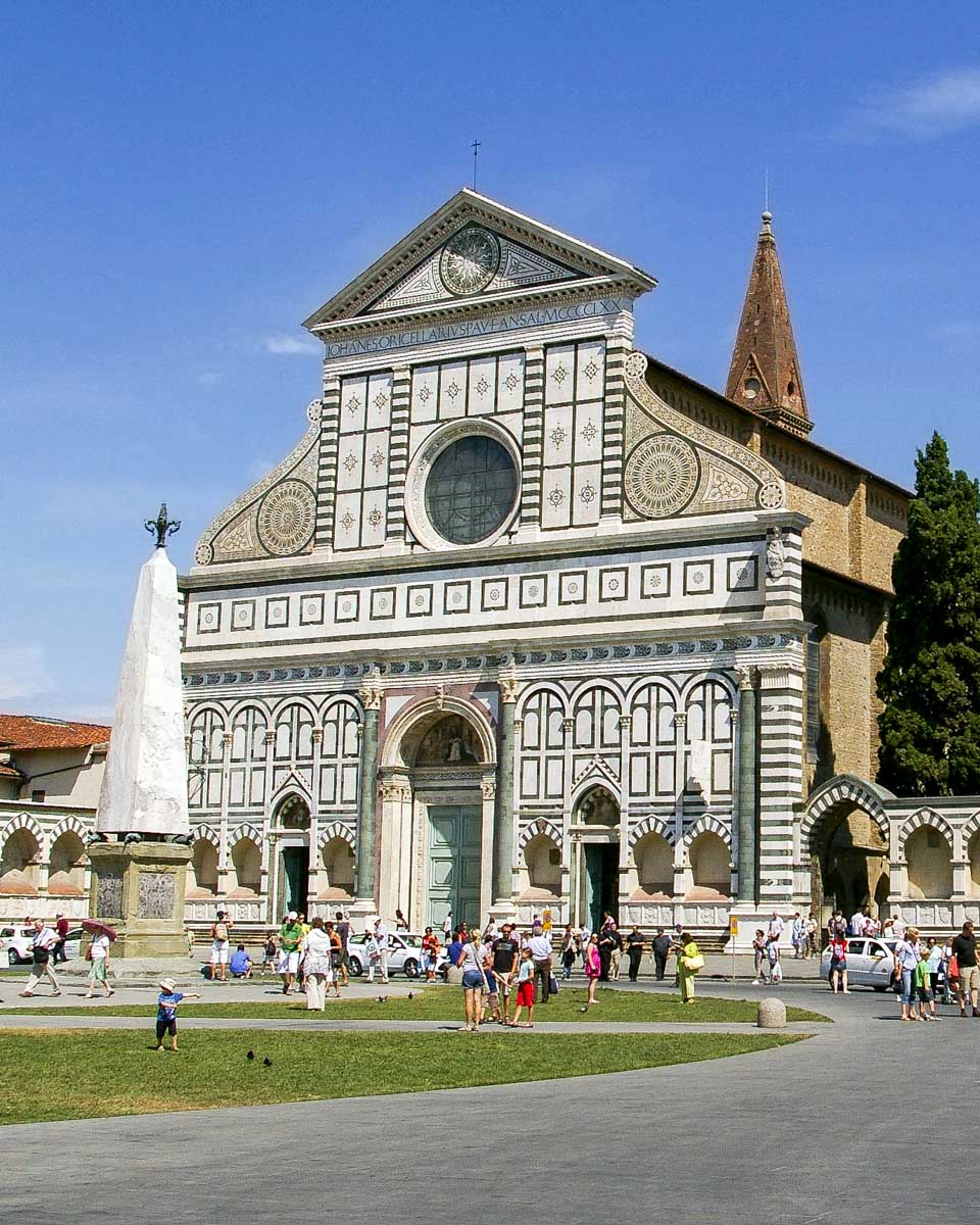 Basilica of Santa Maria Novella in Florence Italy