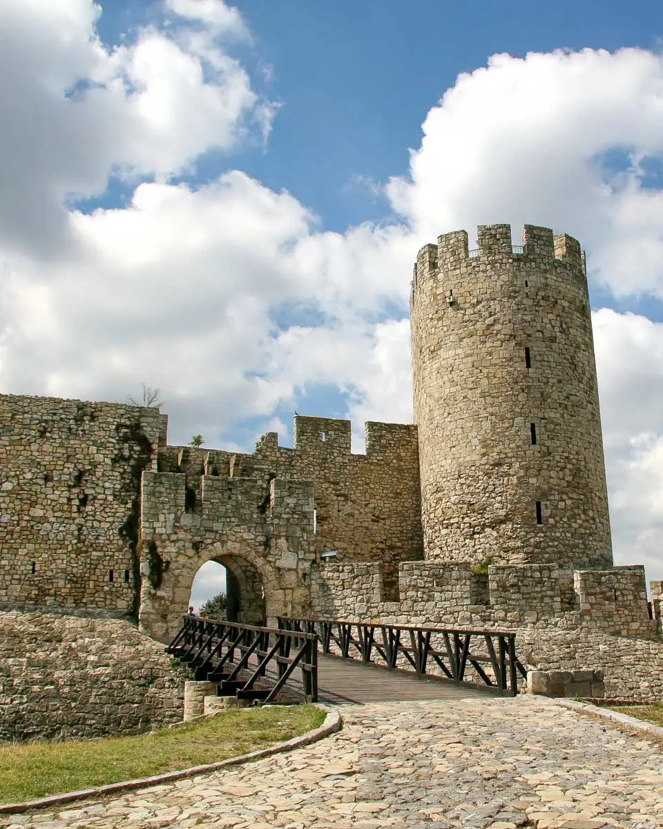 Belgrade Fortress seen on a segway tour in Belgrade Serbia