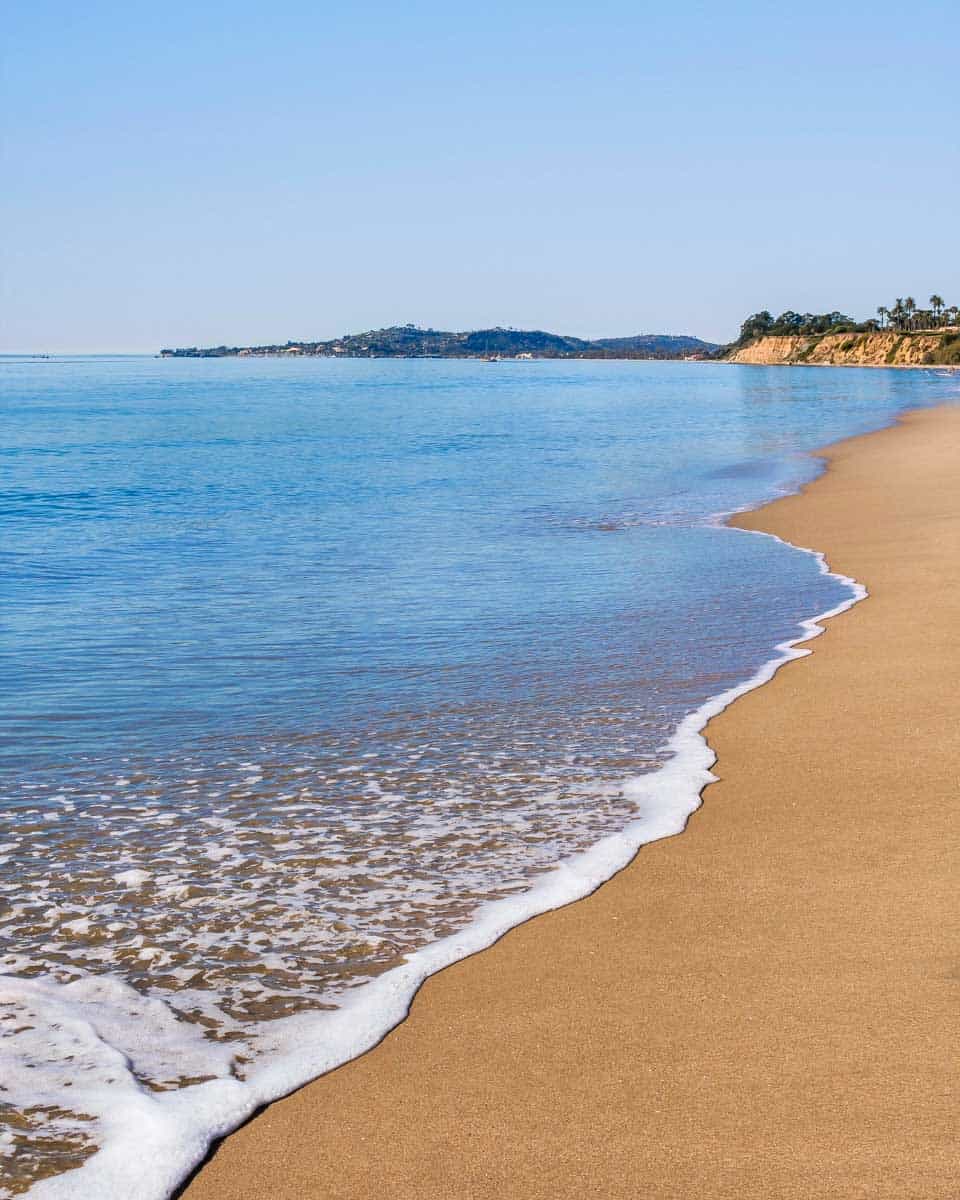 Butterfly Beach in Santa Barbara California