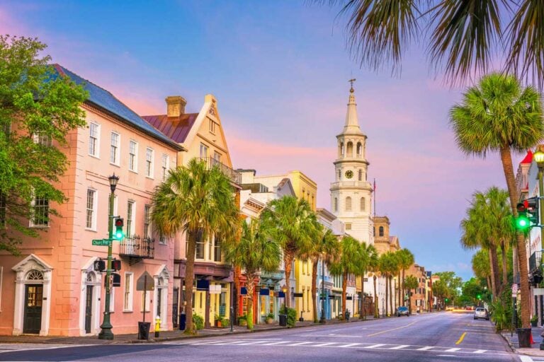 Charleston, South Carolina, USA in the French Quarter