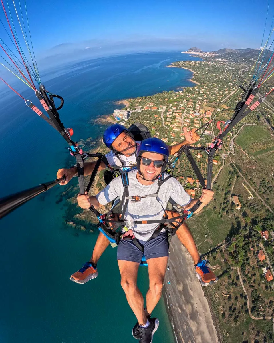 Daniel-paragliding-in-Tenerife Canary Islands