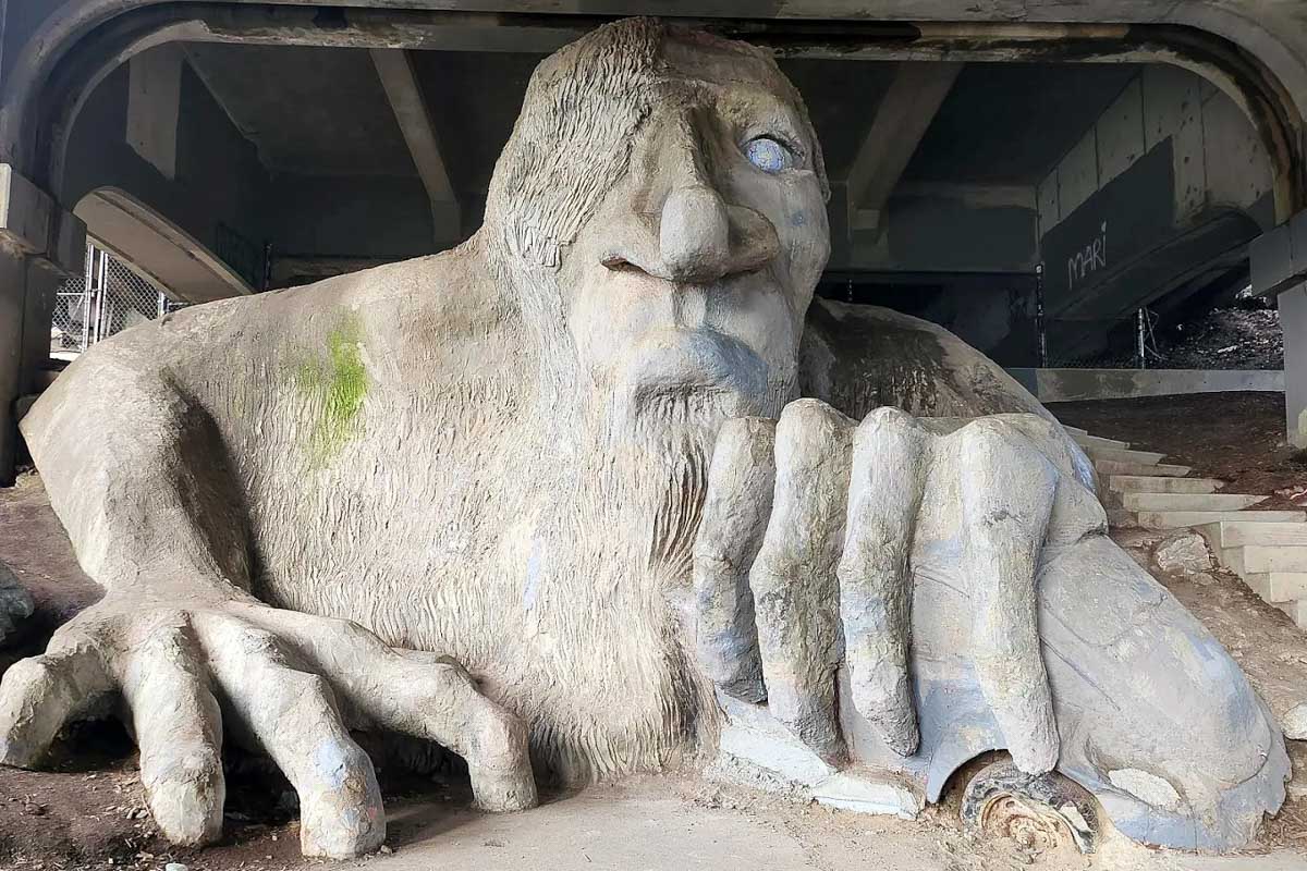 Fremont Troll in Seattle Washington