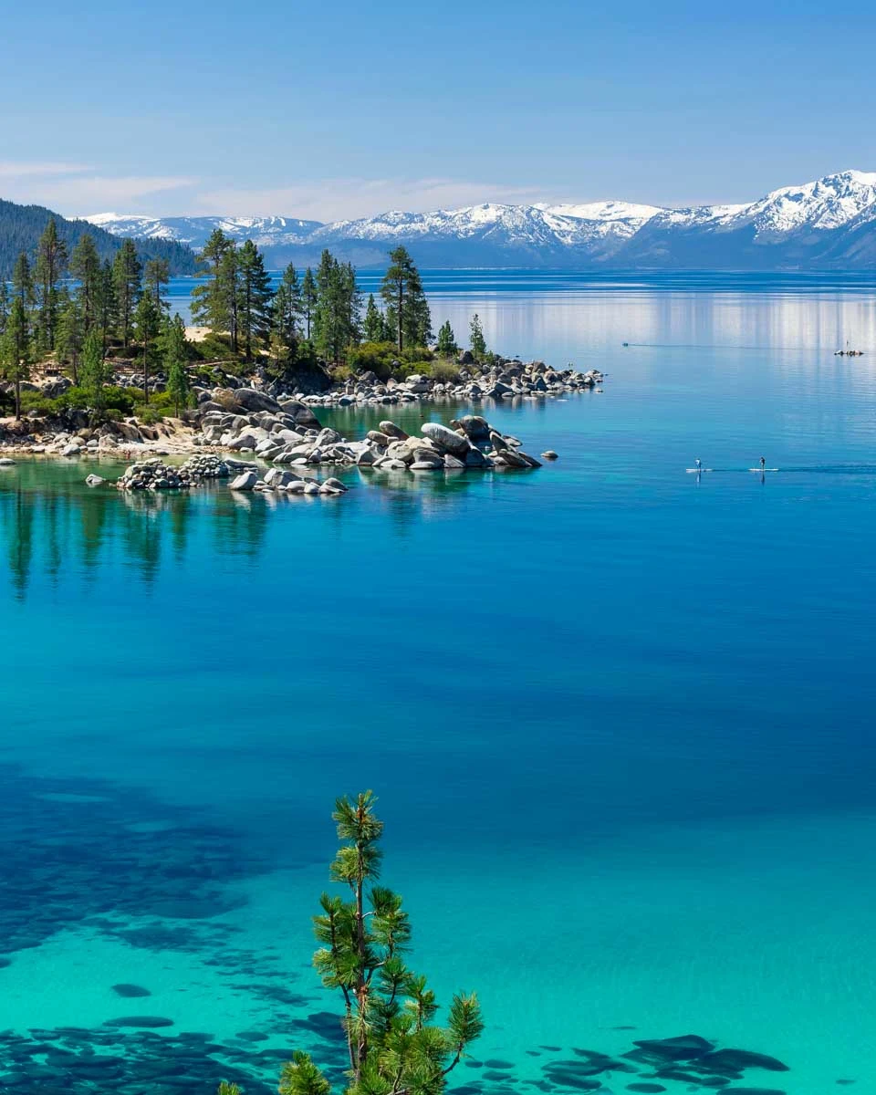 Lake Tahoe seen on a van tour
