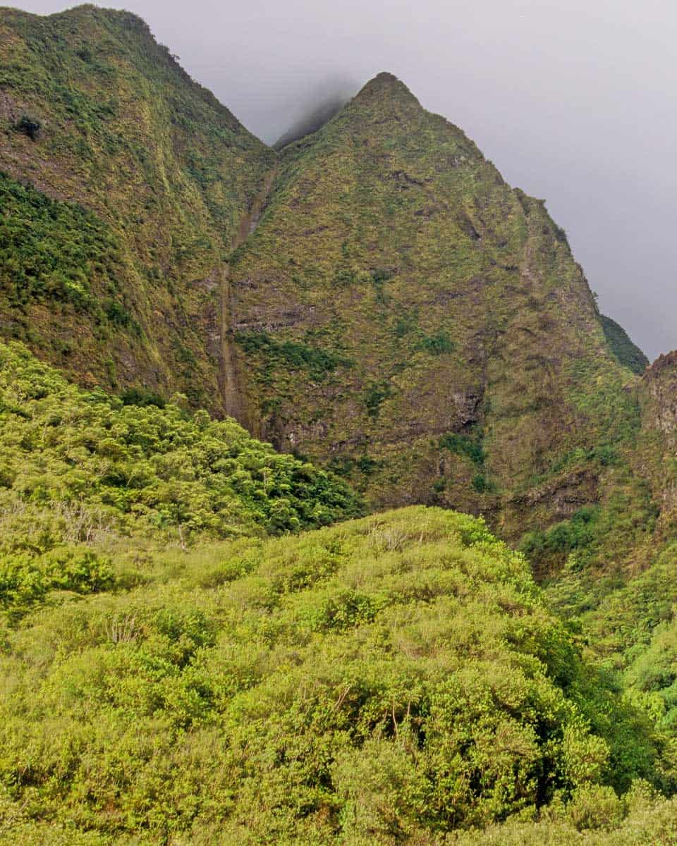 Lao Valley in West Maui Hawaii