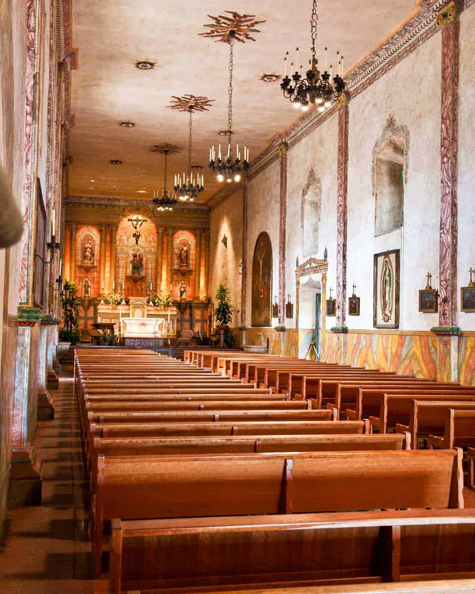 Old Mission Santa Barbara in Santa Barbara California (1)