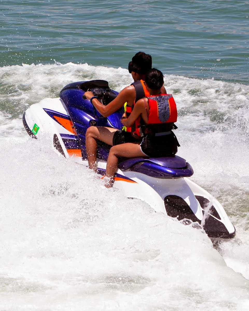 People-on-a-jet-ski-during-a-tour-from-Tenerife Canary Islands