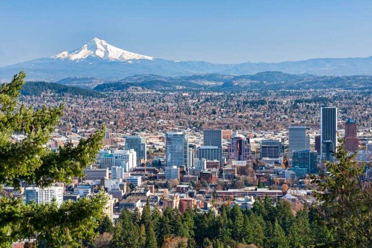 Portland Oregon cityscape
