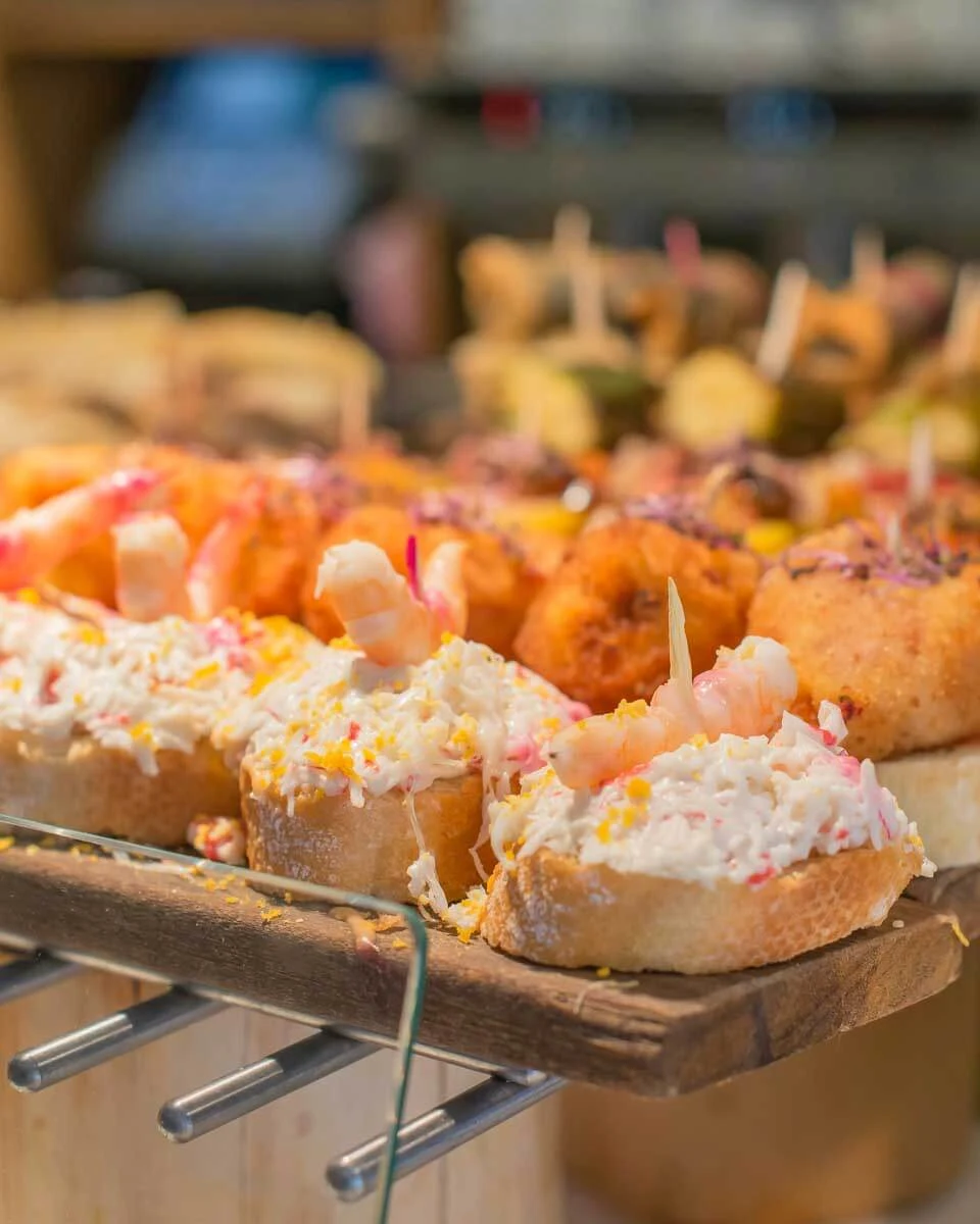 Tapas eaten in Barcelona Spain