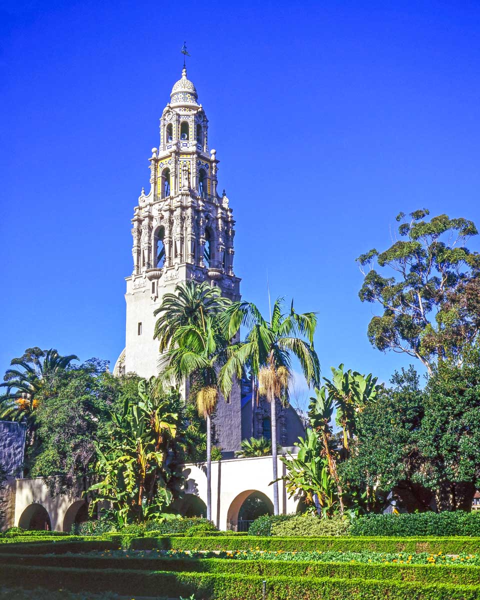 The Alcazar Garden in Balboa Park San Diego California