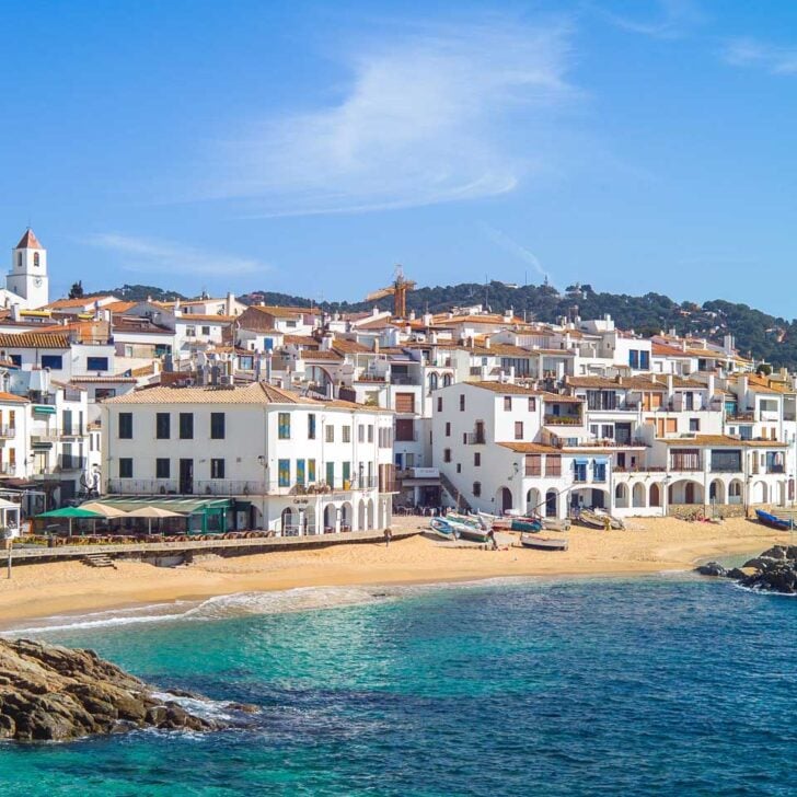 The Calella de Palafrugell coastline in Spain