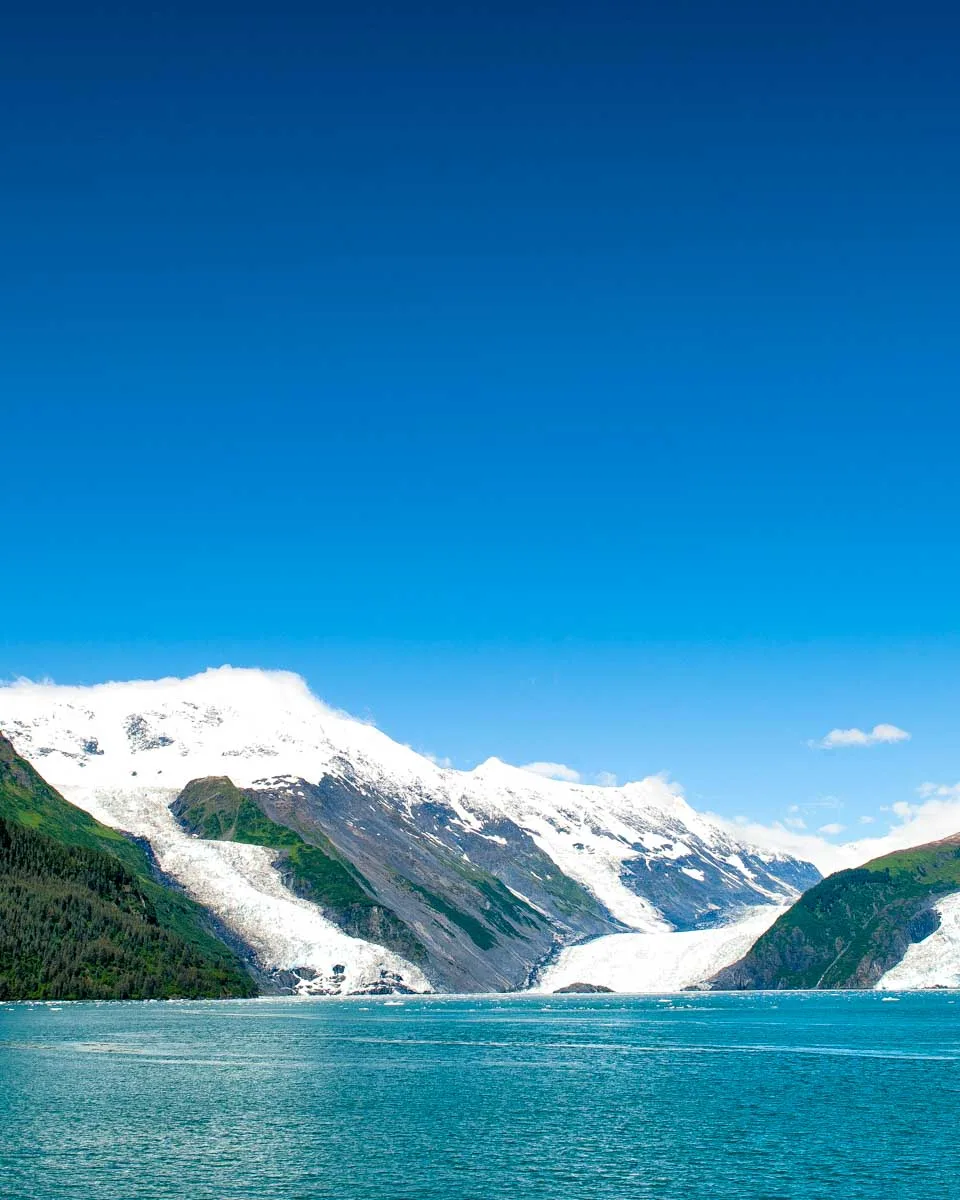 The Prince William Sound seen near Anchorage Alaska