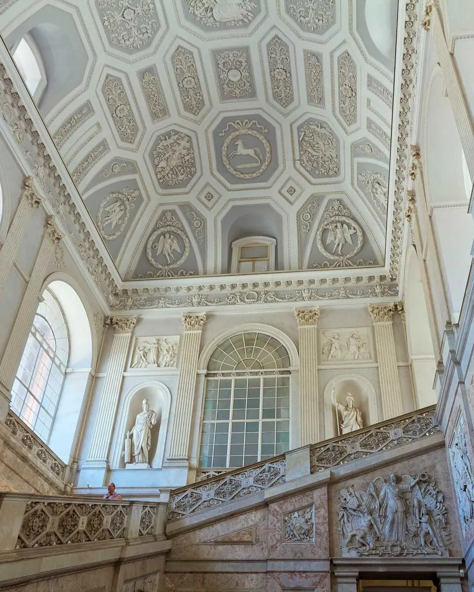 The Royal Palace of Naples in the Spanish Quarter of Naples Italy