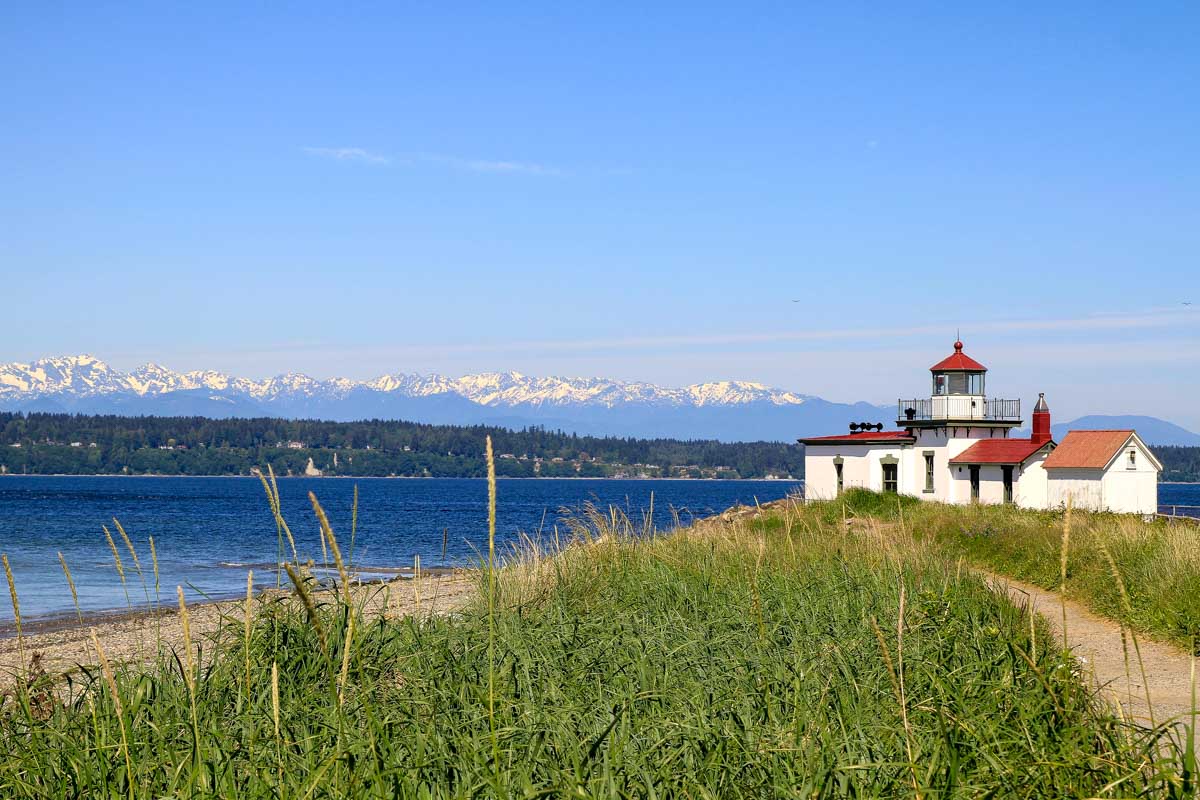 West Point Lighthouse Discovery Park Seattle Washington