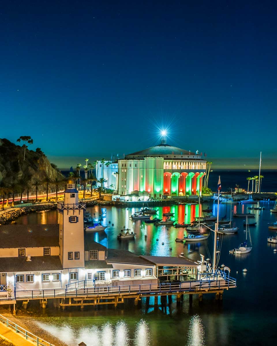 Avalon Bay Catalina Island Casino on Catalina Island California